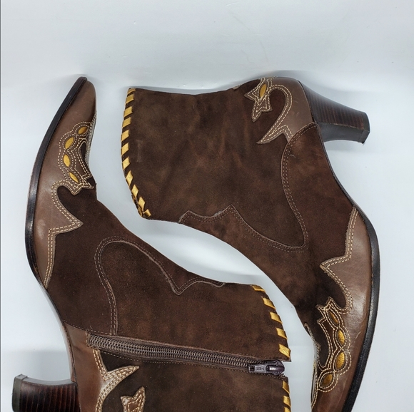 Antonio Melani Brown Suede Leather Women's 7M. - Picture 6 of 8